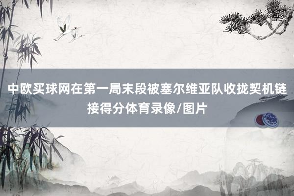 中欧买球网在第一局末段被塞尔维亚队收拢契机链接得分体育录像/图片